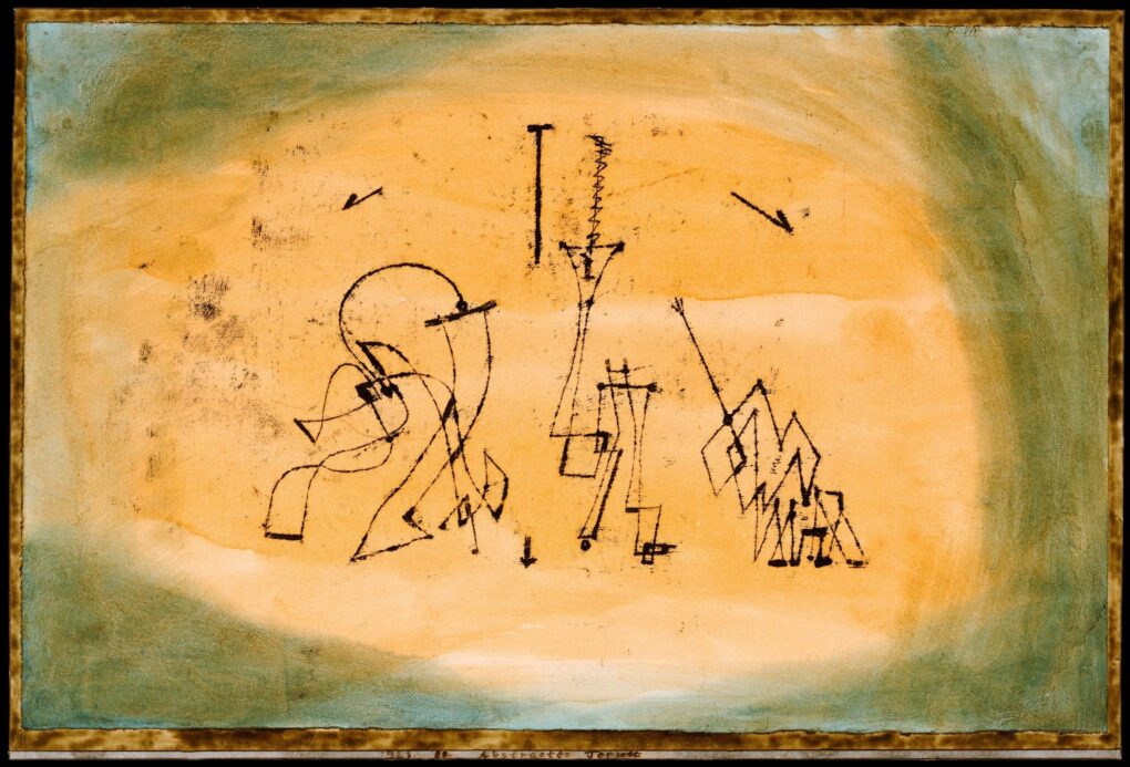 Trio abstrait - Paul Klee - Reproductions de tableaux et peintures haut de gamme