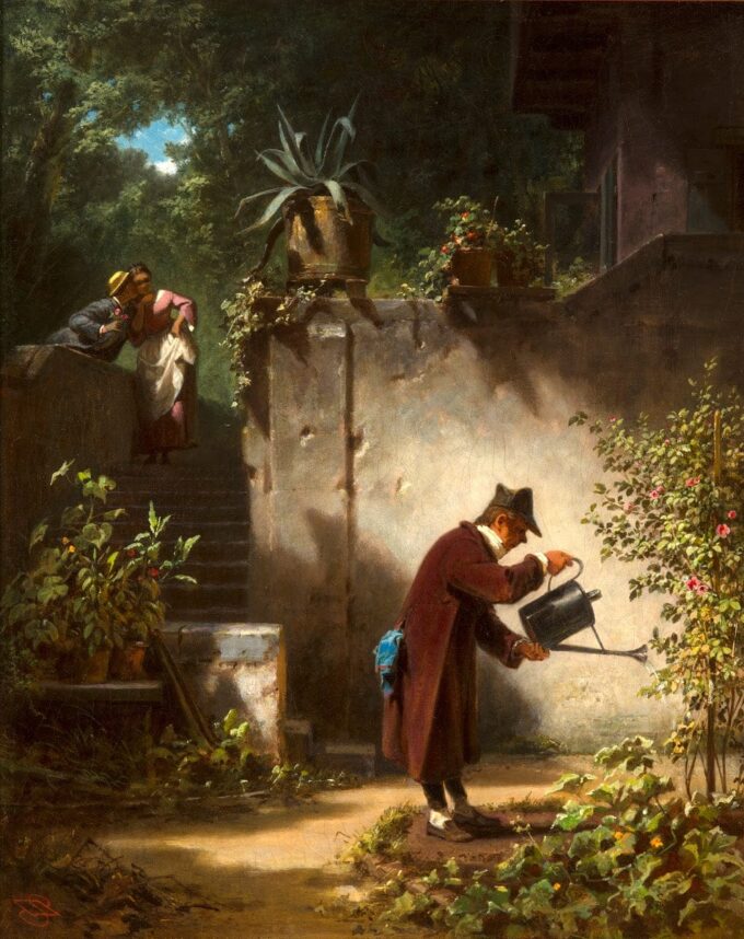 The Friend of Flowers - Carl Spitzweg