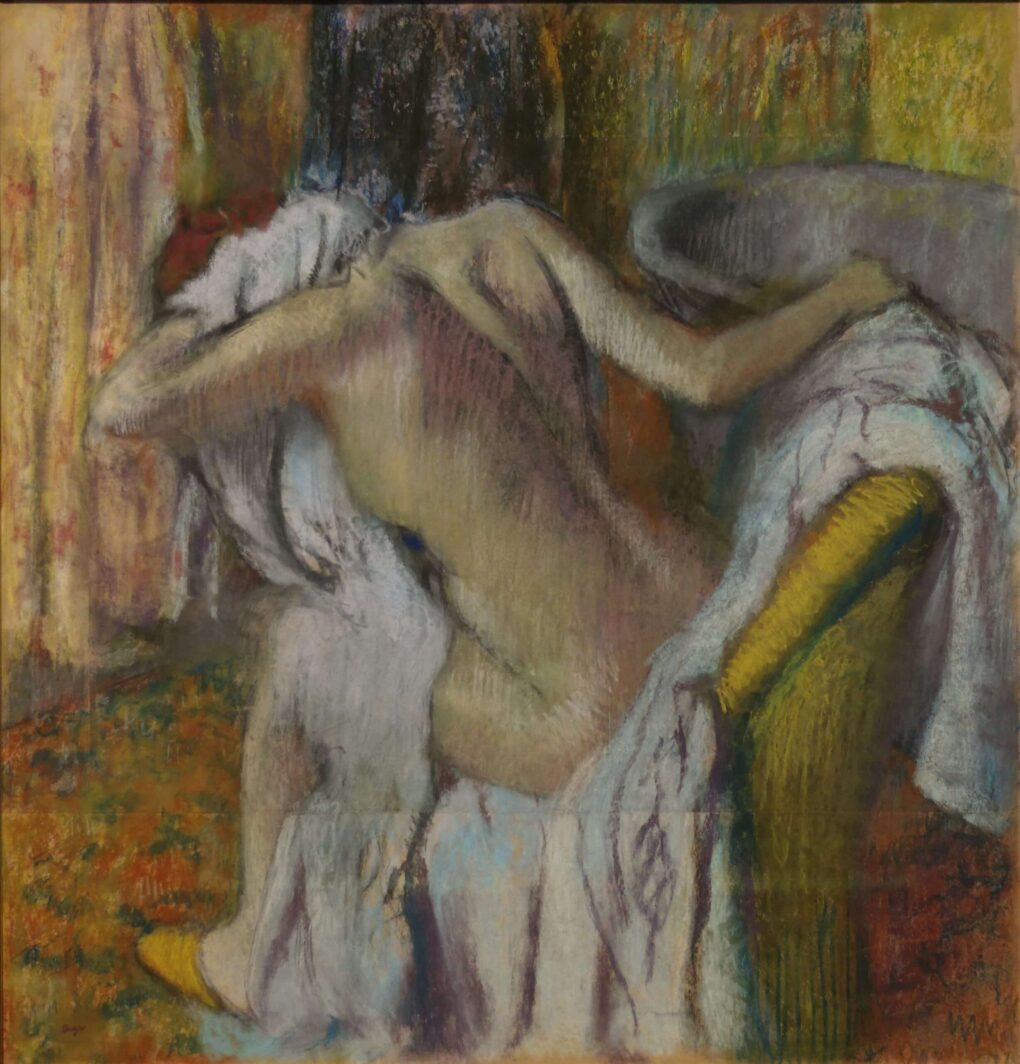 Après le bain - Edgar Degas - Reproductions de tableaux et peintures haut de gamme