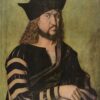 Portrait de Frédéric III de Saxe - Albrecht Dürer - Reproductions de tableaux et peintures haut de gamme