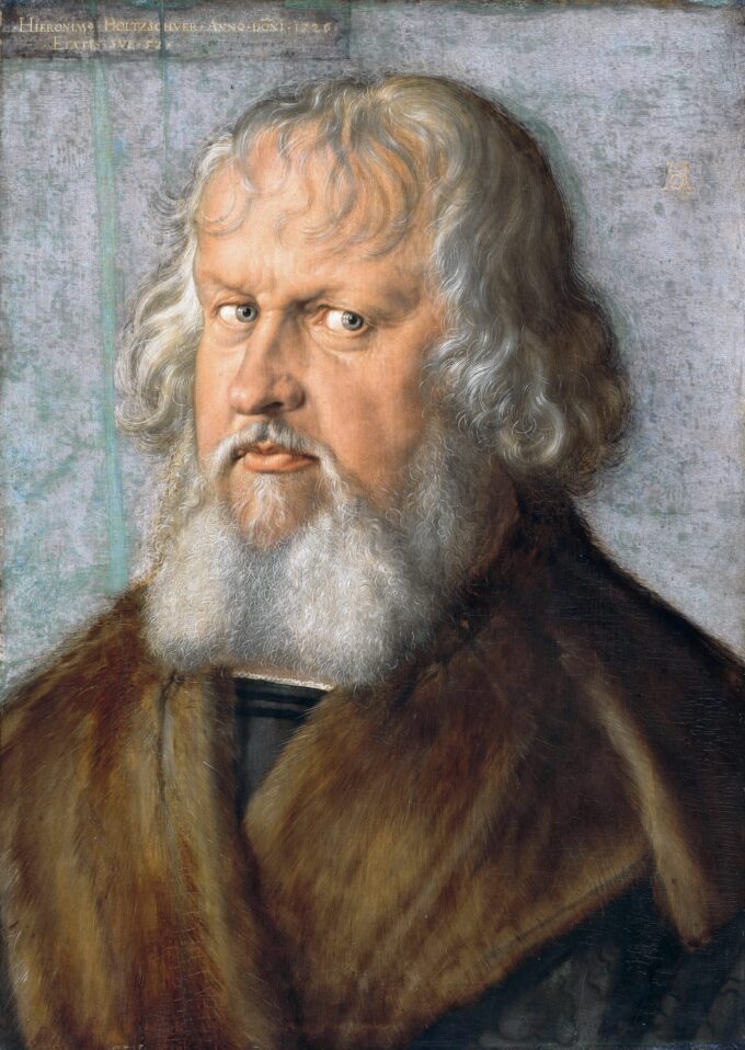 Portrait de Hieronymus Holzschuher - Albrecht Dürer - Reproductions de tableaux et peintures haut de gamme