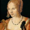 Portrait d'une jeune femme vénitienne - Albrecht Dürer - Reproductions de tableaux et peintures haut de gamme