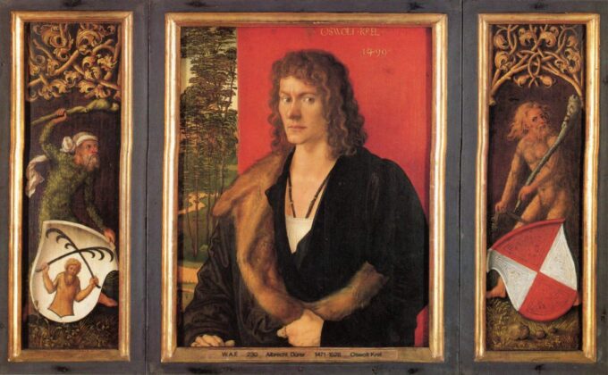 Portrait of Oswald Krell - Albrecht Dürer