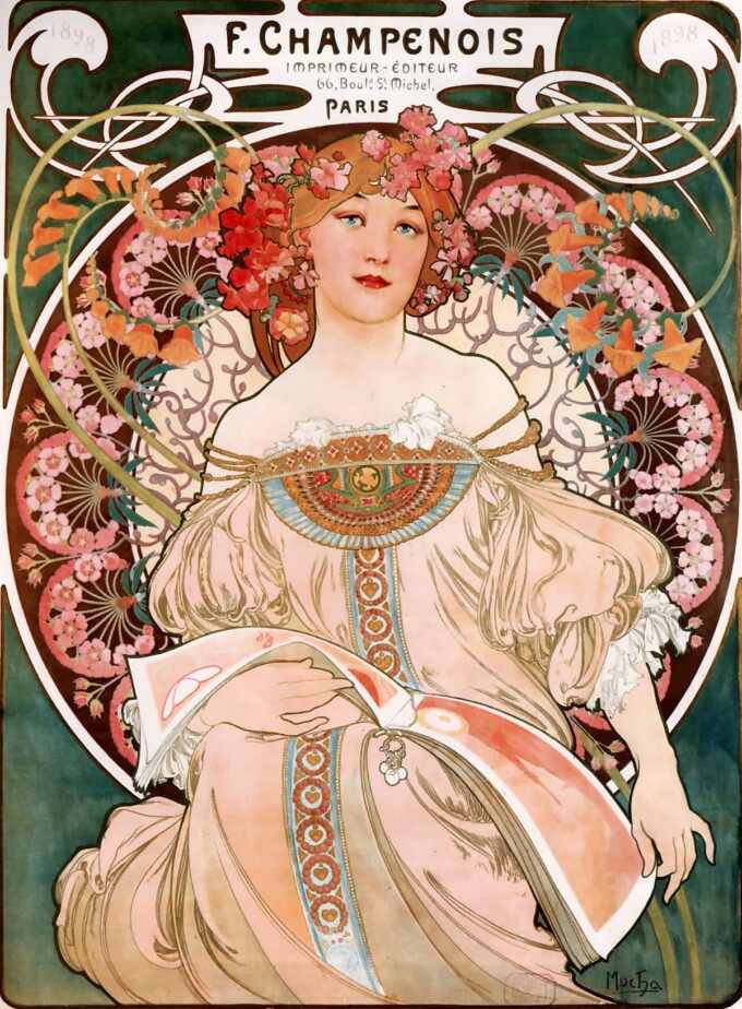 Poster F.Champenois - Mucha