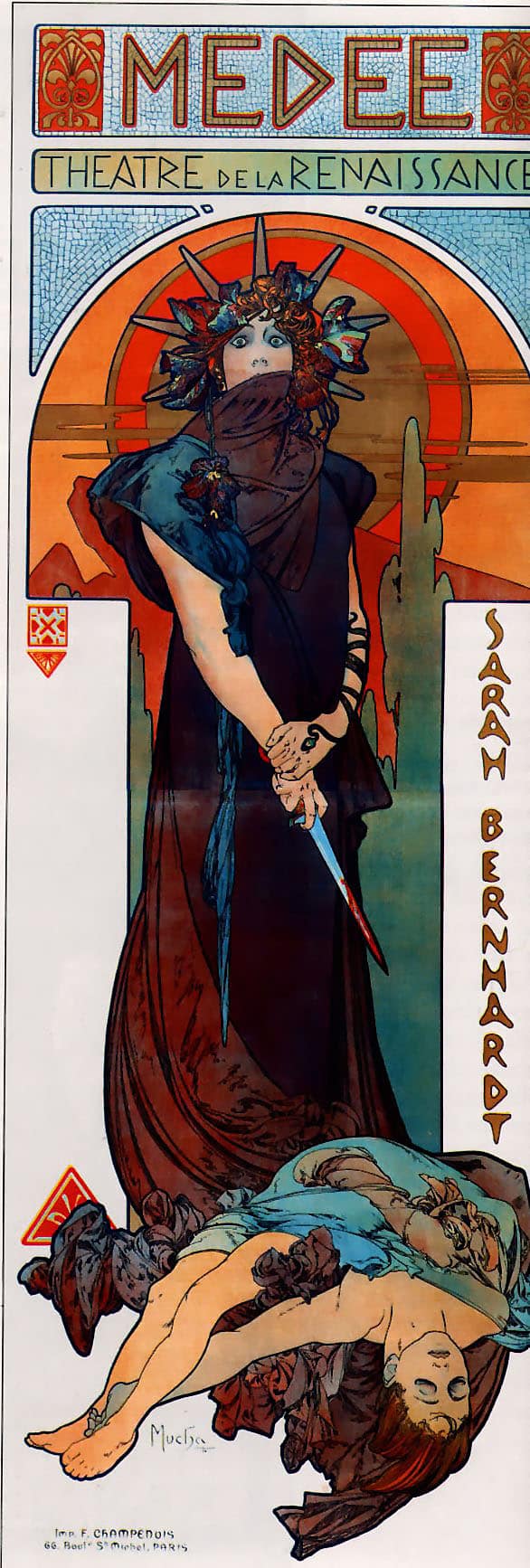 Medea - Mucha Oil Painting Reproduction: High-Quality Artwork for Sale