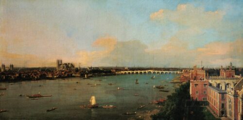 Vue de Londres - Giovanni Antonio Canal - Reproductions de tableaux et peintures haut de gamme