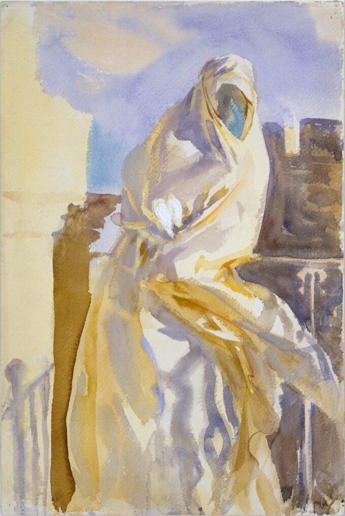 Une femme arabe - John Singer Sargent - Reproductions de tableaux et peintures haut de gamme