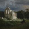 Paysage au clair de lune - Arnold Böcklin - Reproductions de tableaux et peintures haut de gamme