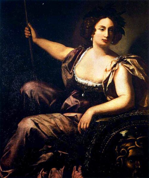 Minerva - Artemisia Gentileschi - Reproductions de tableaux et peintures haut de gamme