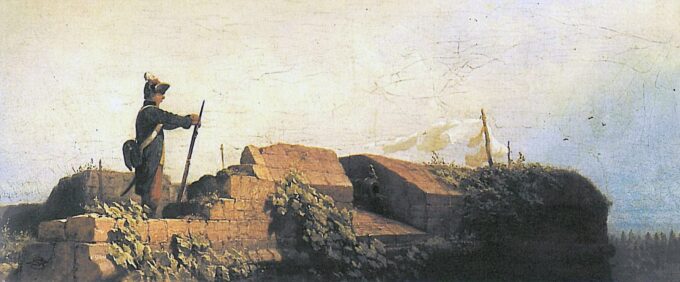 On the Bastion - Carl Spitzweg