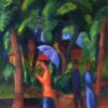 Marche dans le parc - August Macke - Reproductions de tableaux et peintures haut de gamme