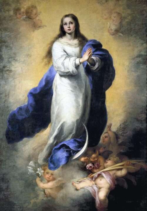 L'Immaculée Conception de l'Escorial - Bartolomé Esteban Murillo - Reproductions de tableaux et peintures haut de gamme