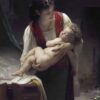 Berceuse - William-Adolphe Bouguereau - Reproductions de tableaux et peintures haut de gamme