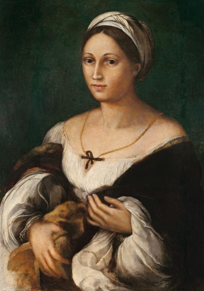 Portrait of a Young Woman (Donna Velata) - Raphael (painter)