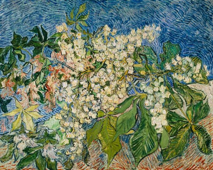 Branches de châtaigniers en fleurs - Van Gogh - Reproductions de tableaux et peintures haut de gamme