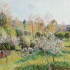 Pommiers en fleurs à Eragny - Camille Pissarro - Reproductions de tableaux et peintures haut de gamme