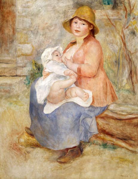 The Joy of Mothers (Breastfeeding) - Pierre-Auguste Renoir