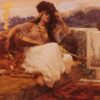 L'Indolence - Frederick Arthur Bridgman - Reproductions de tableaux et peintures haut de gamme