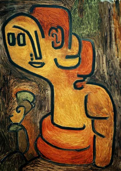 Bust portrait of Gaia - Paul Klee