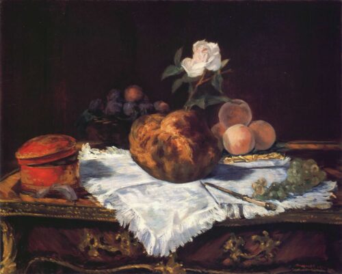 La Brioche - Edouard Manet - Reproductions de tableaux et peintures haut de gamme