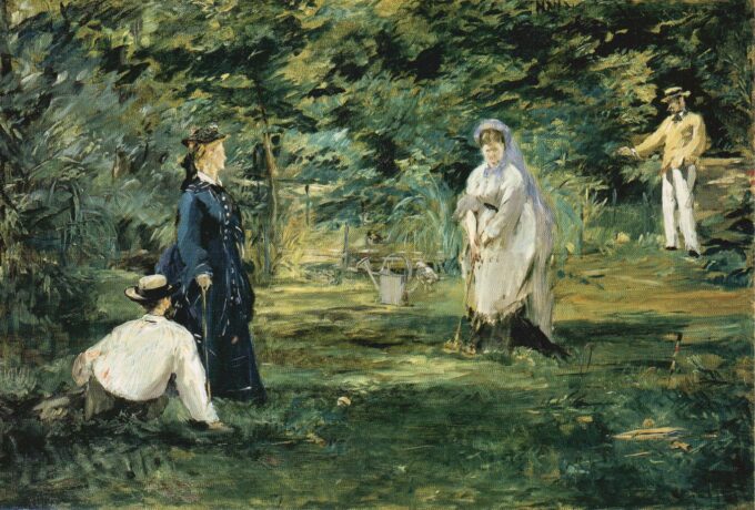 The Croquet Game - Edouard Manet