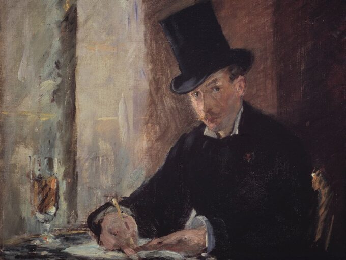 At Tortoni's - Edouard Manet