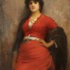 Italienne - Luke Fildes - Reproductions de tableaux et peintures haut de gamme