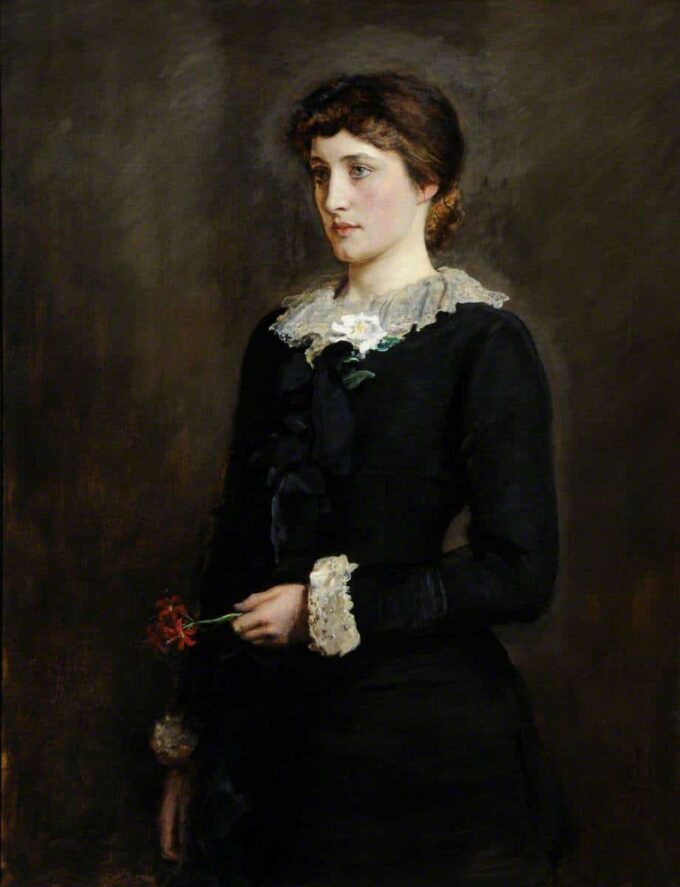 A Lily of Jersey - John Everett Millais