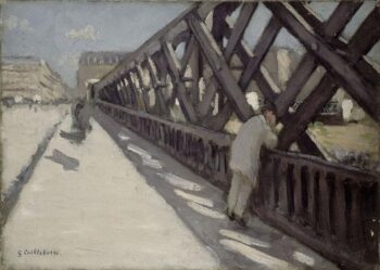 Esquisse pour le Pont de l'Europe - Caillebotte - Reproductions de tableaux et peintures haut de gamme