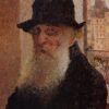 Autoportrait au chapeau - Camille Pissarro - Reproductions de tableaux et peintures haut de gamme