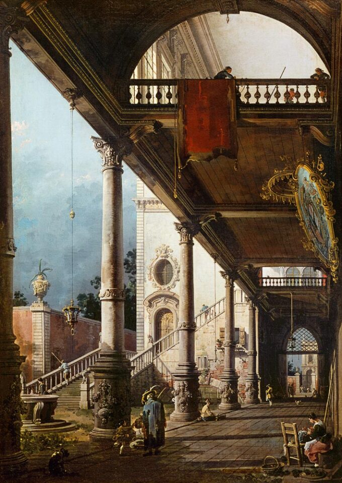 Capriccio with Columns - Giovanni Antonio Canal