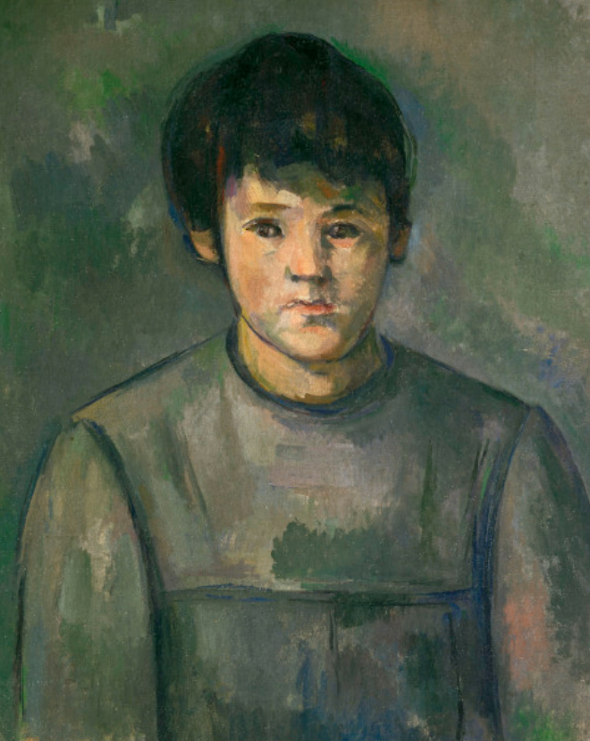 Portrait of a Young Girl - Paul Cézanne