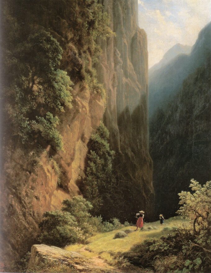 Reapers in the Mountains - Carl Spitzweg