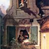 La Lettre d'amour interceptée - Carl Spitzweg - Reproductions de tableaux et peintures haut de gamme