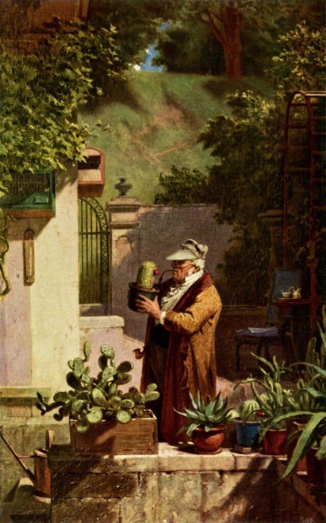 The Friend of Cacti - Carl Spitzweg