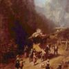 Le chariot - Carl Spitzweg - Reproductions de tableaux et peintures haut de gamme