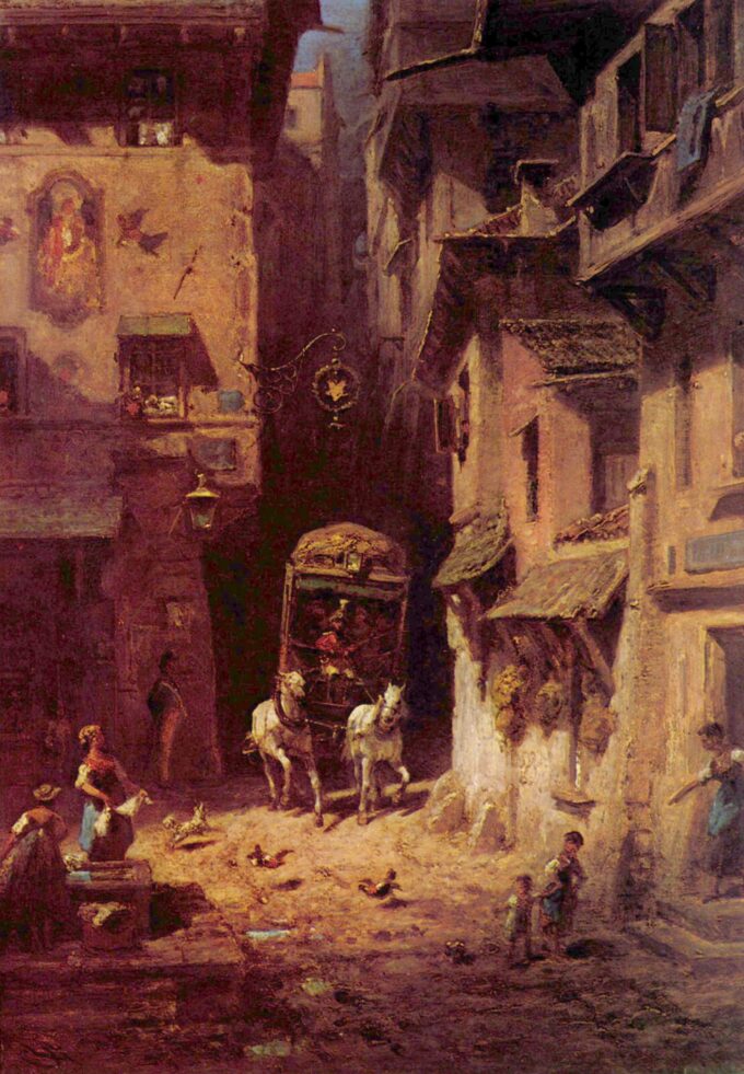 The Courier - Carl Spitzweg