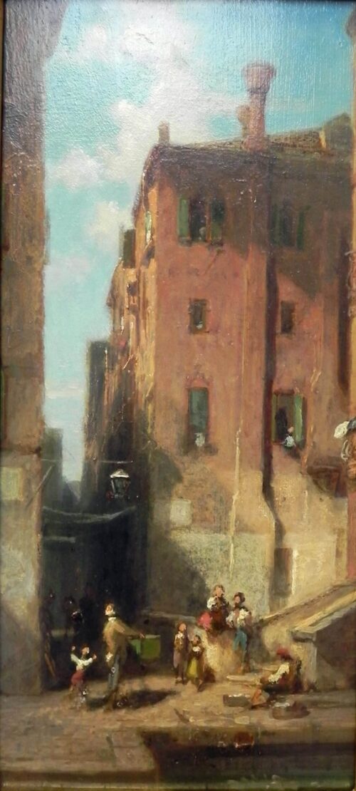 Rues à Venise - Carl Spitzweg - Reproductions de tableaux et peintures haut de gamme