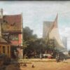 Vieille taverne sur le Starnberger See	- Carl Spitzweg - Reproductions de tableaux et peintures haut de gamme