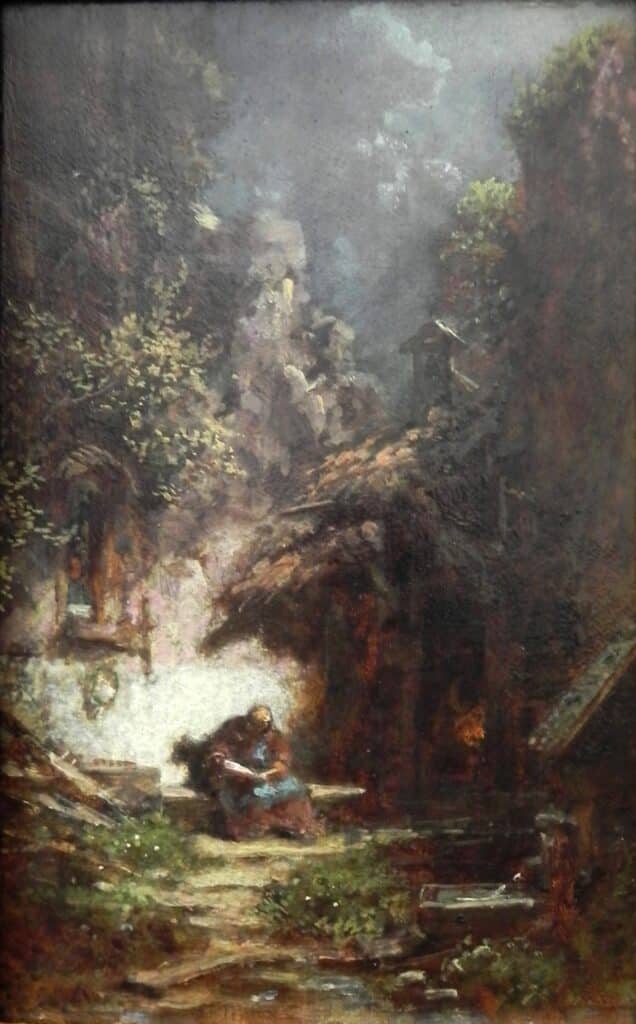 Hermit Reading - Carl Spitzweg