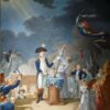 Le serment de Lafayette à la fête de la Fédération - Jacques-Louis David - Reproductions de tableaux et peintures haut de gamme