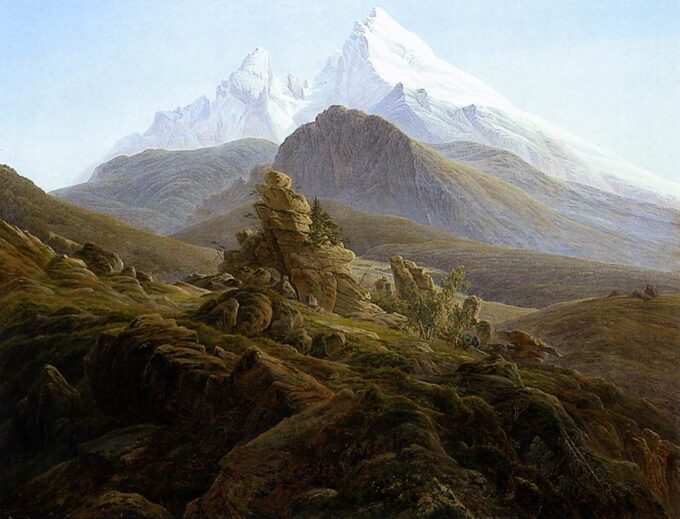 The Watzmann - Caspar David Friedrich