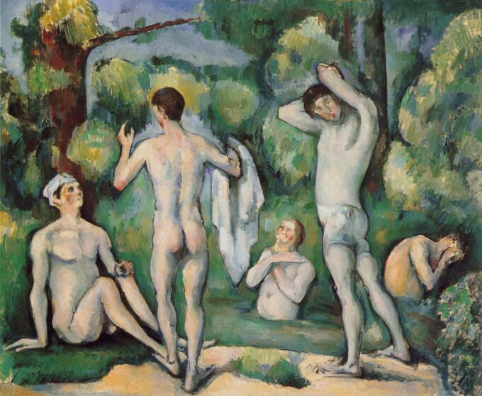 Five Bathers - Paul Cézanne