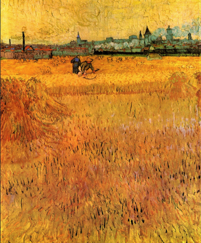 Wheat Field in Arles - Van Gogh