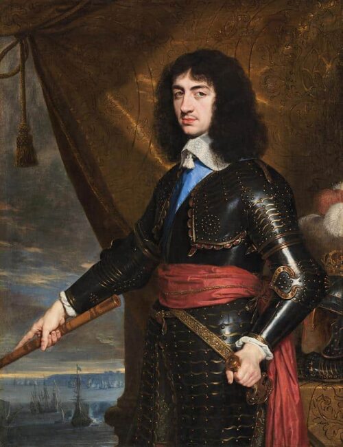 Portrait du roi Charles II d'Angleterre - Philippe de Champaigne - Reproductions de tableaux et peintures haut de gamme