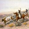 Les Buckaroos - Charles Marion Russell - Reproductions de tableaux et peintures haut de gamme