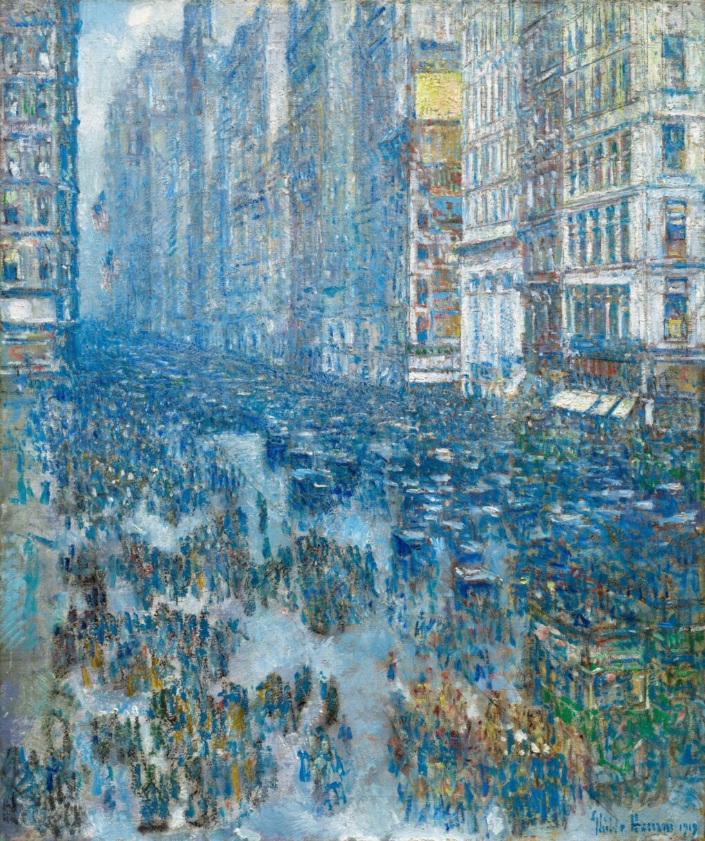 Fifth Avenue - Childe Hassam - Reproductions de tableaux et peintures haut de gamme