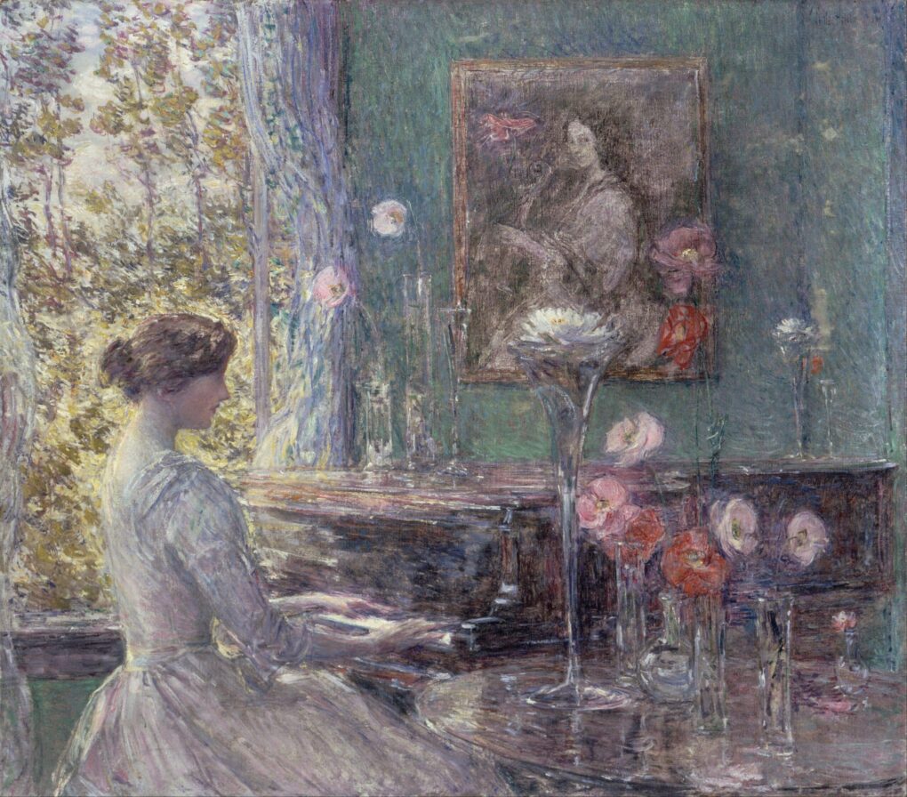 L'improvisation - Childe Hassam - Reproductions de tableaux et peintures haut de gamme