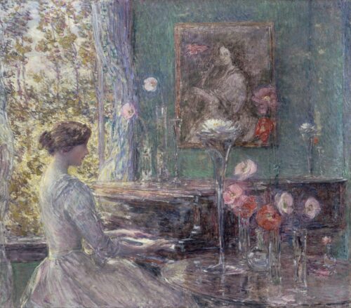 L'improvisation - Childe Hassam - Reproductions de tableaux et peintures haut de gamme