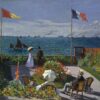 Terrasse à Sainte-Adresse - Claude Monet - Reproductions de tableaux et peintures haut de gamme